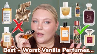 Top 10 VANILLA Perfumes  5 I HATE Sweet Yummy amp Cozy Vanilla Fragrances in my Collection [upl. by Arrotal]