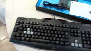 UNBOXING Clavier Gamer Logitech G105  FR [upl. by Adnertal235]