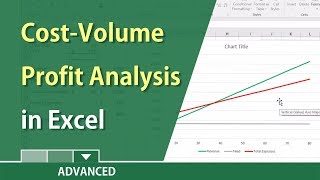 Breakeven analysis in Excel with a chart  costvolumeprofit analysis by Chris Menard [upl. by Faulkner326]