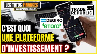 Cest quoi une plateforme dinvestissement [upl. by Innep]