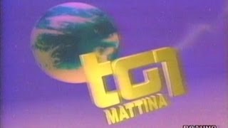 RAI Uno  Sigla TG1 Mattina 1990 [upl. by Aivatnohs]