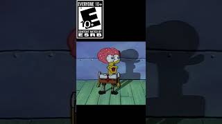 ESRB Ratings Portrayed By SpongeBob Squarepants viral spongebob spongebobsquarepants [upl. by Ahsima]