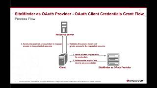 SiteMinder as OAuth Provider  OAuth Client Credentials Grant Flow [upl. by Theran]