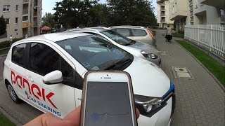 CARSHARING  PANEK Warszawa  Funkcjonalność i opis PL stary system  już nieaktywny [upl. by Kegan]