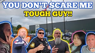 TOUGH GUYS GET OWNED UNDERCOVER COPS COVER BLOWN DRIVE OF SHAME DISMISSED1ST AMENDMENT AUDIT [upl. by Leiand]