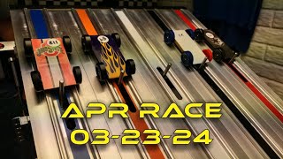 APR pinewood derby race 3 23 24 [upl. by Ulphia889]