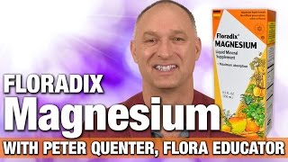 Flora Floradix Magnesium for Calcium Absorption with Flora Product Educator Peter Quenter [upl. by Ellehcor539]