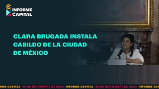 🔴 Clara Brugada instala Cabildo de la Ciudad de México  Informe Capital  8 noviembre [upl. by Naj]