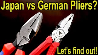 Japan vs German Pliers LINEMAN Knipex vs Vampliers Fujita Milwaukee DeWalt Channellock [upl. by Niuqauj]