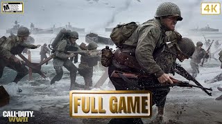 CALL OF DUTY WW2 FULL GAME 4K 60 FPS ULTRA HD GAMEPLAY WALKTHROUGH NO COMENTARY THE BEST OF ALL [upl. by Rochkind]