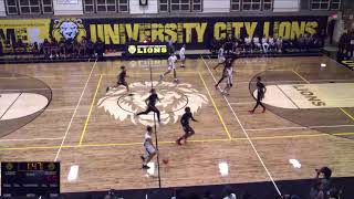 University City High School vs Cardinal Ritter High School Mens JV Basketball [upl. by Lutero]