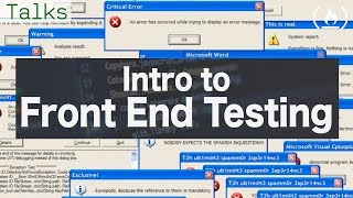 Introduction to Front End Testing [upl. by Leahcimsemaj]