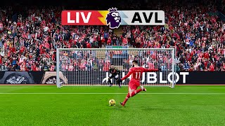 Premier League 2425  Liverpool vs Aston Villa  Penalty Shootout [upl. by Huba]