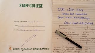 Very Important Topic  ZTBL Jobs 2024  COGS Explained [upl. by Euqcaj]