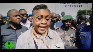 Levée de lÉtat de Siège la Première Ministre Judith SUMINWA est à Goma avec une forte délégation [upl. by Nairrot316]