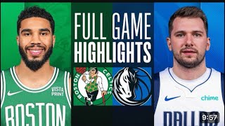 Boston Celtics vs Dallas Mavericks  Full Game Highlights  Reaction [upl. by Nicholle]