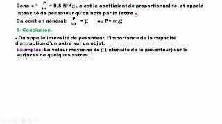 Le poids et la masse 3APIC [upl. by Adnor]