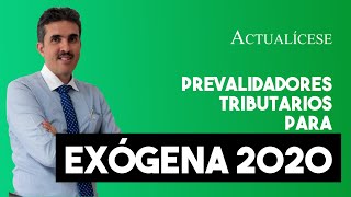 Prevalidadores tributarios para la presentación de la información exógena AG 2020 [upl. by Swenson]