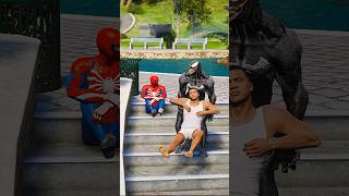 Spiderman and pintu saves Franklin  GTA V  shorts 110 [upl. by Dianna]