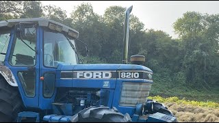 FORD 8210 TRACTOR REV SOUND [upl. by Nosinned]