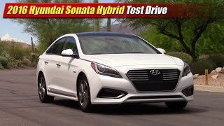 2016 Hyundai Sonata Hybrid Test Drive [upl. by Dlareg942]