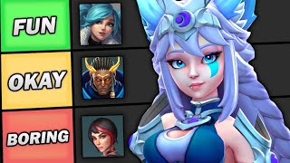 Paladins Champions From FUN To BORING Tier List [upl. by Calhoun]