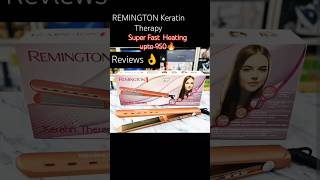 Remington Hair Therapy Hair Straightener 👌🔥🥰😍😱haircare viralvideo trending [upl. by Gorton]