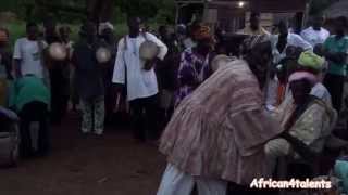 Dagomba tribe in the Northern Region of Ghana performs final funeral rites [upl. by Tijnar111]