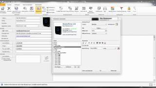 Outlook 2010  Visitenkarten gestalten [upl. by Der]