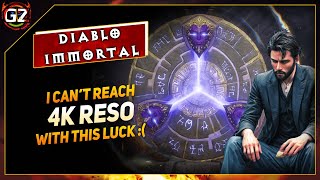 I Will Not Reach 4k Reso With This Luck  Diablo Immortal [upl. by Lafleur]