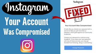 How To Fix Your Instagram Account Was Compromised on iPhone  Recover Instagram Compromised Account [upl. by Mcdougall]