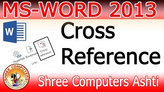 Cross Reference in MsWord  How to make Cross Ref in MSWord [upl. by Hildegaard]