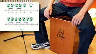 CAJÓN LERNEN  Instrument amp Rhythmen mit Sprechsilben  S 14  25 [upl. by Etteroma]