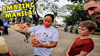 First Impressions of Manila Philippines 🇵🇭  Intramuros Walking Tour  Filipino Street Food [upl. by Mackoff951]