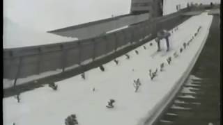 1988 Winter Olympics  70 Meter Ski Jump [upl. by Anerres]