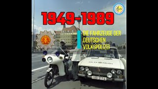 Die Einsatzfahrzeuge der Deutschen Volkspolizei aus 40 Jahren DDR [upl. by Eleinad]