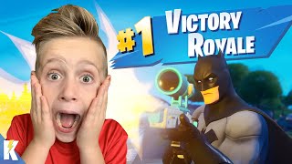 FIRST 1 Victory Royale in FORTNITE Getting better  KCITY GAMING [upl. by Zanahs]