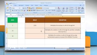 How to use the PRODUCT function in Excel Tutorial [upl. by Assile814]