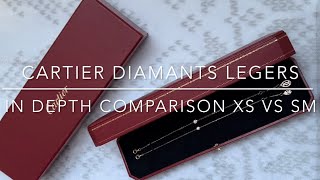 I Changed My Mind Again🙈 In Depth Comparison Between Cartier Diamants Legers Bracelet XS vs SM [upl. by Rivalee771]