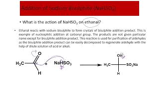 Reactions of Aldehydes and Ketones Part I [upl. by Aekerly]