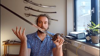 Antique swords A look a t the German IOD m1889 degen [upl. by Studnia267]