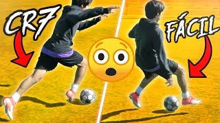 ¡REGATE ESPECIAL de CR7 para BURLAR A TU RIVAL en fútbolTutorial para aprender a jugar futbol [upl. by Anehsat626]