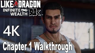 Like a Dragon Infinite Wealth Chapter 1 Doin the Best I Can Walkthrough 4K No Commentary [upl. by Emmuela773]