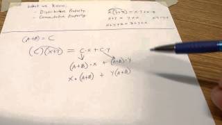 Mathematical Proof Why the FOIL Method Works for All Numbers [upl. by Rech]