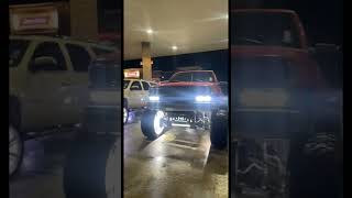 Gas Station Lights Has The Best Lighting Prove me Wrong obs liftedtrucks youtubeshorts gas [upl. by Attennod]