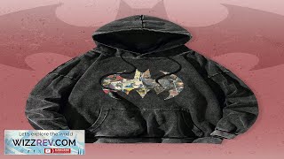 Batman X ROMWE Mens Vintage Washed Pop Art And Bat Print Drop Review [upl. by Dodson]