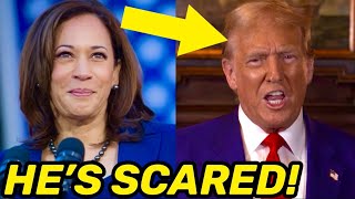 Trump PANICS Over Race Against VP Harris Hes TERRIFIED Of Her [upl. by Adnawot120]