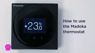 How to use your Daikin heat pump thermostat [upl. by Dorrie]