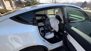 How to Install CarSeat without base Fast and EASY Chicco Keyfit 30 [upl. by Thorbert]