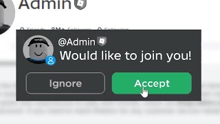 Roblox Admin Joined Me [upl. by Ardnauqal416]